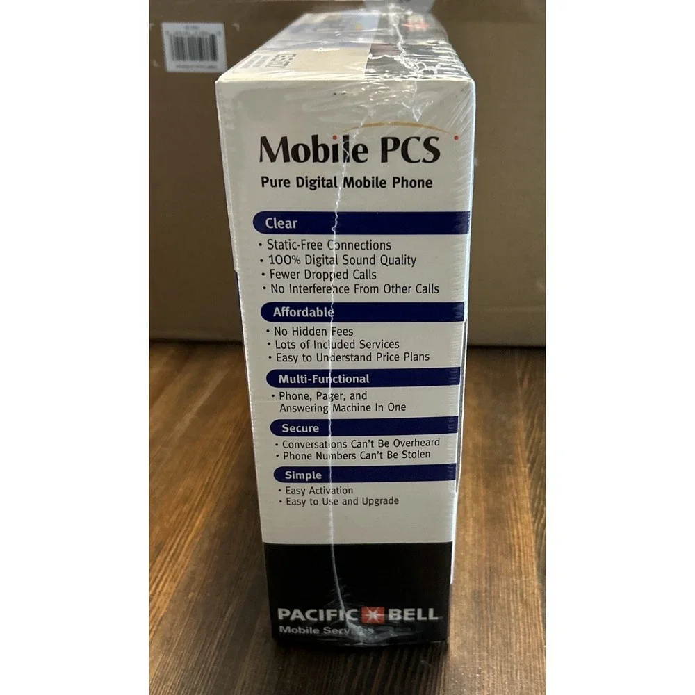 Vintage Motorola Select 2000e Pacific Bell Mobile PCS Phone New Factory Sealed